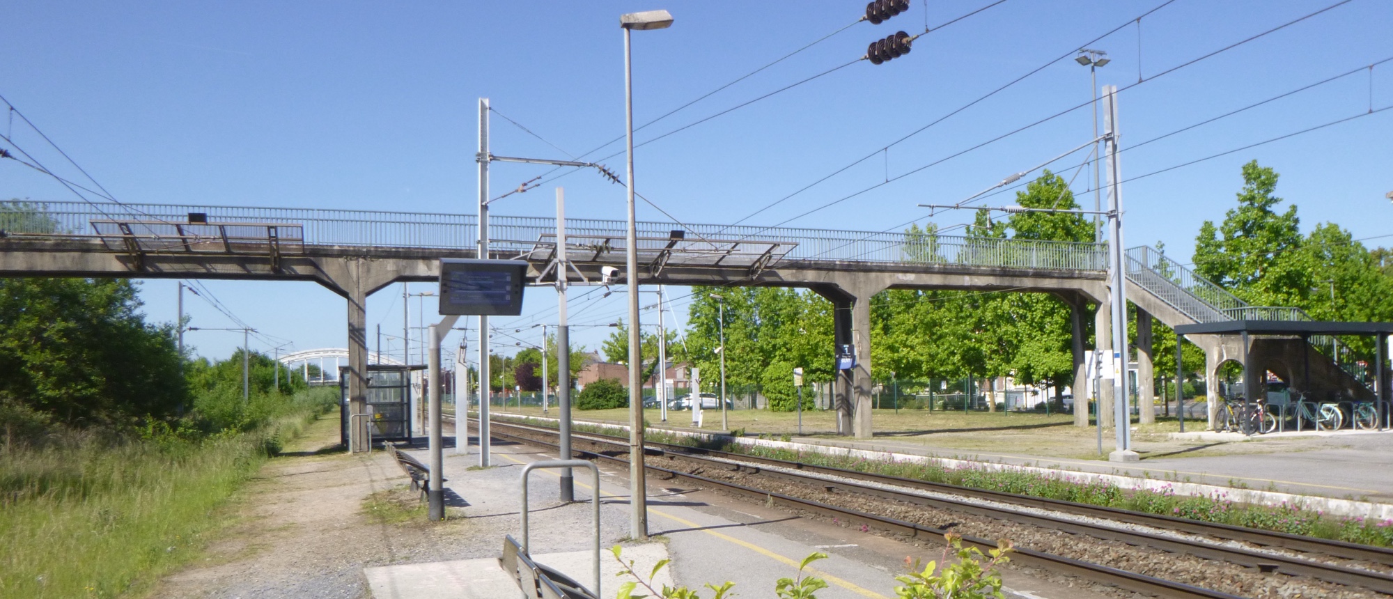 Diagnostic de deux passerelles en béton armé sur voies ferrées